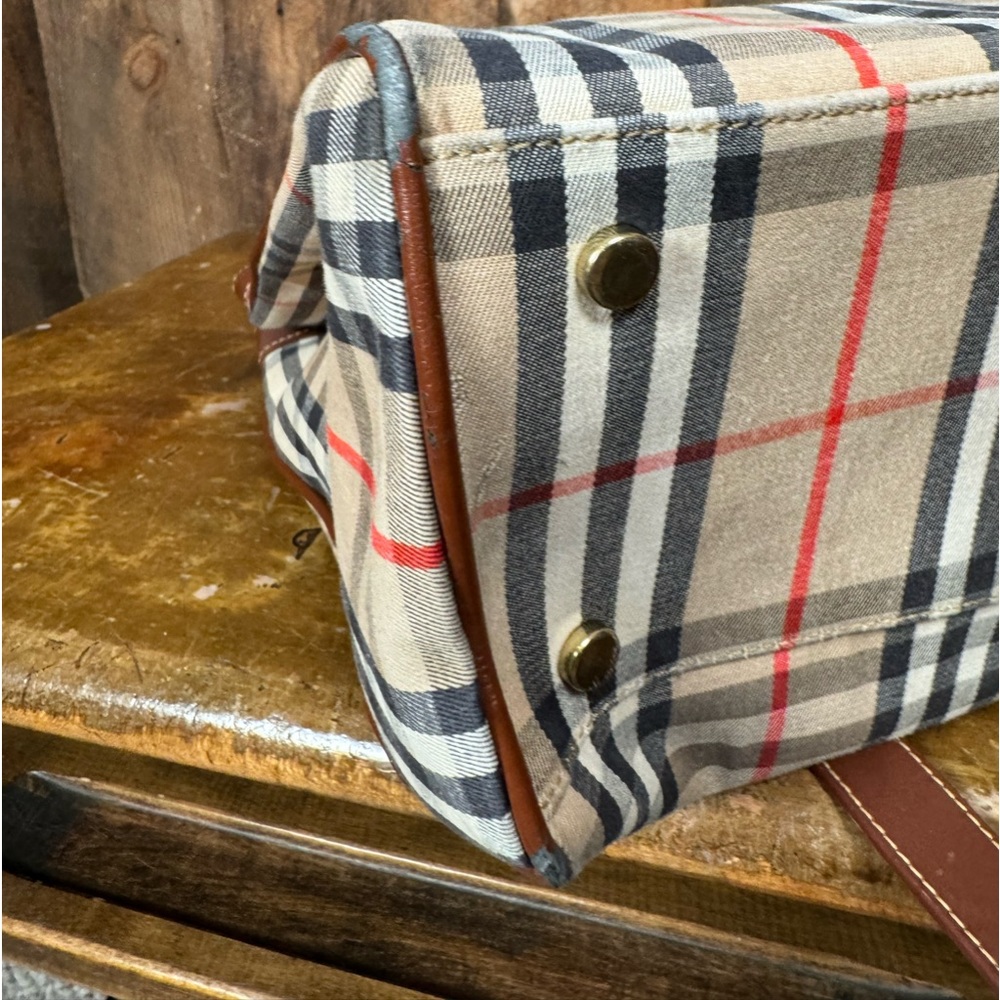 Burberry Plaid Tote - Picture 16 of 16